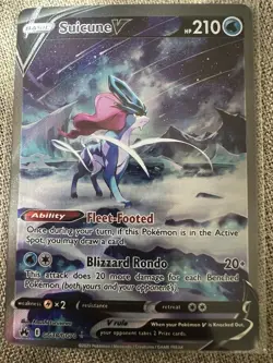 Pokemon Suicune V GG38/GG70 Crown Zenith Ultra Rare Holo 210 HP - Image 1