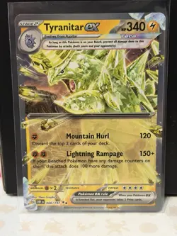 Tyranitar ex 66/197 Pokemon Obsidian Flames Double Rare Holo TCG Near Mint - NM - Image 1