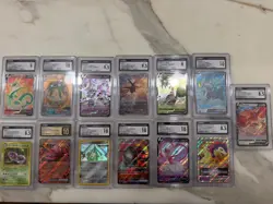 CGC 10 POKEMON LOT (13) - Pristine 10 Gold Label, Gem Mint 10s, Trainer Gallery - Image 1