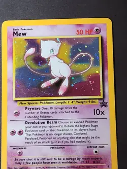 Mew 9 WoTC Promo Swirl Holofoil Pokemon TCG - Image 3