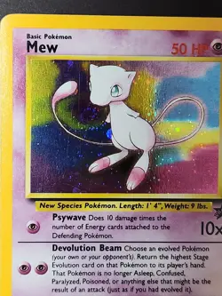 Mew 9 WoTC Promo Swirl Holofoil Pokemon TCG - Image 4