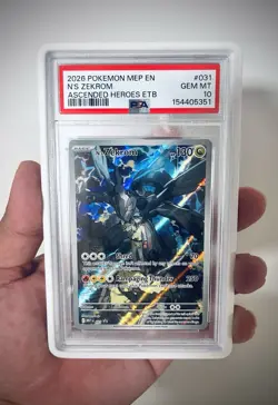 N's Zekrom #031 PSA 10 2026 Pokemon Ascended Heroes ETB Promo (POP 24) - Image 1