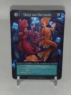 Sorcery Contested Realm: Alpha Deep-Sea Mermaids Sample Card - Image 1