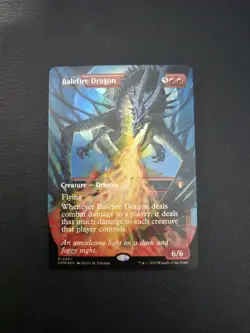 Balefire Dragon (Borderless) Commander Masters Foil MTG NM Magic Card - Image 1