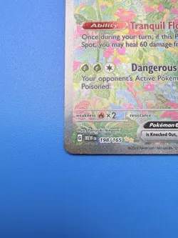 Pokemon Venusaur ex Special Illustration Rare Holo 198/165 Scarlet Violet 151 - Image 2