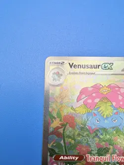 Pokemon Venusaur ex Special Illustration Rare Holo 198/165 Scarlet Violet 151 - Image 5