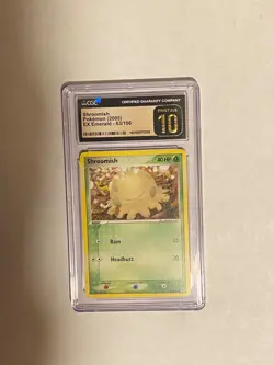 Shroomish EX Emerald 63/106 Pokemon 2005 Pristine 10 (Only 24 in this grade) - Image 1