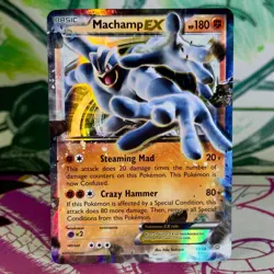 Machamp EX - 37/98 - Holo Rare - LP - XY Ancient Origins - English - Pokemon - Image 1