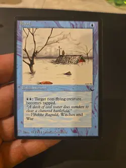 MTG (The Dark 1994) Flood Never Played Check Pics - Image 1