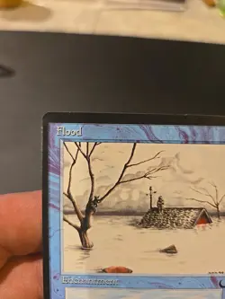 MTG (The Dark 1994) Flood Never Played Check Pics - Image 2