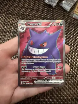 Gengar EX 193/162 SV05: Temporal Forces Pokemon TCG Holo NM - Image 1