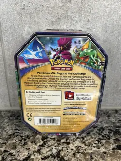 Pokemon 2015 Powers Beyond Latios EX Tin Ancient Origins Roaring Skies Sealed - Image 4