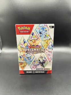 Pokemon TCG Prismatic Evolutions Booster Bundle – Sealed – SV PRE - Image 1