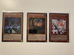 Yu-Gi-Oh! Modern 3 Card Lot, Bystial Saronir, Ragnaraika, Injection Fairy Lily - Image 1