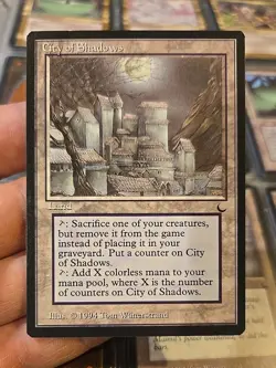 MTG (The Dark 1994) City of Shadows Never Played - Image 1