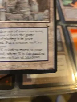 MTG (The Dark 1994) City of Shadows Never Played - Image 4