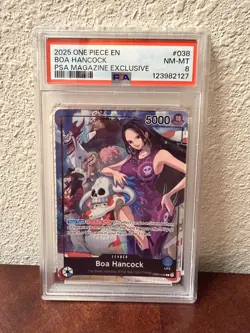 2025 One Piece PSA Magazine Exclusive Boa Hancock #OP07-038 PSA 10 GEM MINT - Image 1