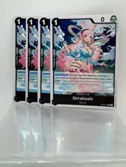 One Piece CCG: Awakening of the New Era - Shirahoshi (OP05-082 Foil Rare) x4 - Image 1