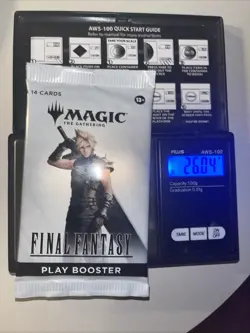 Heavy 26.04g Magic The Gathering Sealed Final Fantasy Booster Pack - Image 1