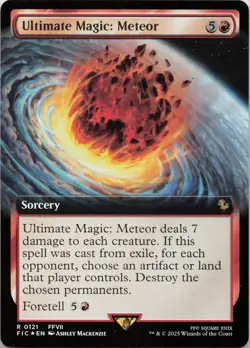 Ultimate Magic: Meteor (Extended Art) - FOIL - R Commander: FINAL FANTASY 121 - - Image 1