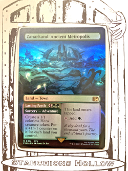 MTG Zanarkand, Ancient Metropolis (Borderless) (Foil) - FINAL FANTASY (FIN) Rare - Image 1
