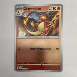 Pokemon TCG Charmeleon 012/094 Me02 Phantasmal Flames Common Reverse Holo HP110 - Image 3
