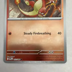 Pokemon TCG Charmeleon 012/094 Me02 Phantasmal Flames Common Reverse Holo HP110 - Image 5