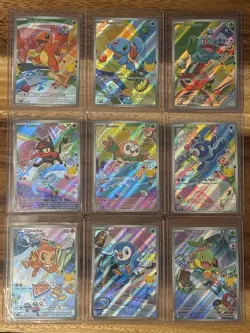 2026 Pokemon Promo 30th Anniversary First Partners Complete Set (9) - Image 1