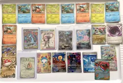 Pokemon Illustration Rare And Promo Lot - Mega Charizard, Umbreon, Clefairy LOOK - Image 1