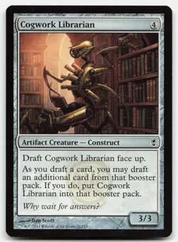 MTG Cogwork Librarian C Conspiracy 58 LP - Image 1