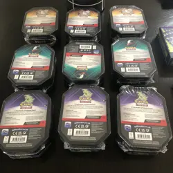 LOT OF 11 Pokemon TCG Triple Whammy Tin / Trick or Trade Set NEW SEALED - Image 4