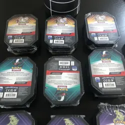 LOT OF 11 Pokemon TCG Triple Whammy Tin / Trick or Trade Set NEW SEALED - Image 5