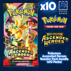 Pokemon TCG | Ascended Heroes Booster Pack | Bundle (x10 Packs) | SEALED - Image 1