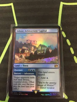 MTG Magic The Gathering Jidoor, Aristocratic Capital Foil FIN Rare Final Fantasy - Image 1