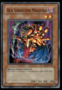 Old Vindictive Magician Dark Revelation Volume 1 DR1-EN122 Yugioh LP - Image 1