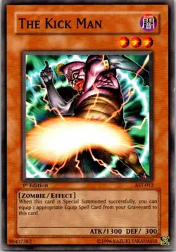 The Kick Man AST-012 Yu-Gi-Oh! Light Play 1st Edition - Image 1