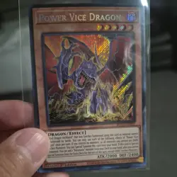 Yu-Gi-Oh - Blazing Dominion - Power Vice Dragon - Secret Rare - BLZD-EN002 - NM - Image 1