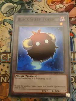Yu-Gi-Oh! Black Sheep Token OP27-EN027 Super Rare - Image 1