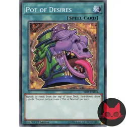 Yugioh Pot of Desires SR08-EN034 Common 1st Edition NM - Image 1