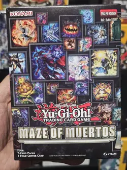 Yugioh MAZE OF MUERTOS 4 Pk Booster Bundle 1st Edition - Factory Sealed New - Image 1