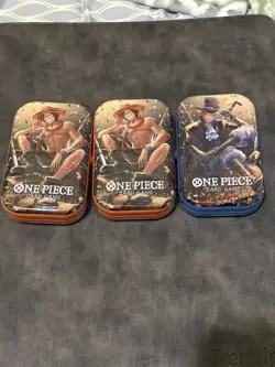 One Piece Volume 2 Mini Tins Lot of 3 New Sealed Sabo And Ace - Image 1
