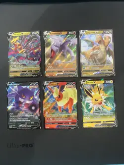 V Pokemon Card Collection Lot Vintage Wotc Full Arts Holos Rares More - Image 1