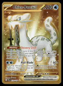 Pokemon Cards Chien-Pao ex 274/193 Paldea Evolved Hyper Rare NM - Image 1