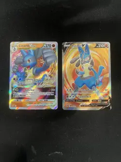 Lucario Pokemon Card Collection Lot Vintage Wotc Full Arts Holos Rares More - Image 2