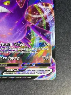 Pokemon TCG Crobat VMAX Ultra Rare Holo Card 045/072 Shining Fates NM - Image 5