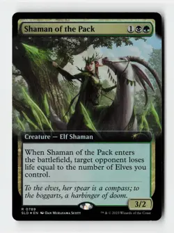 Shaman of the Pack (Extended Art) Secret Lair Drop Series FOIL MTG Card - Image 1