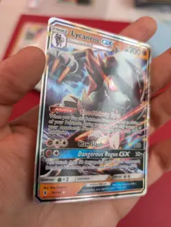 Lycanroc GX 74/145 Guardians Rising Pokemon Card Excellent Condition - Image 3