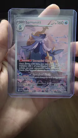 Pokemon TCG Samurott 107/086 White Flare Illustration Rare Holo Card - Image 1