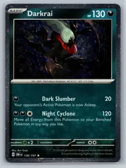 2026 Darkrai (Cosmos Holo) Holo Rare Miscellaneous Cards & Products 136/197 NM - Image 1