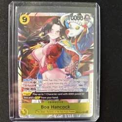 Bandai Boa Hancock OP14-112 Super Rare Special Holo One Piece CCG Card - Image 1